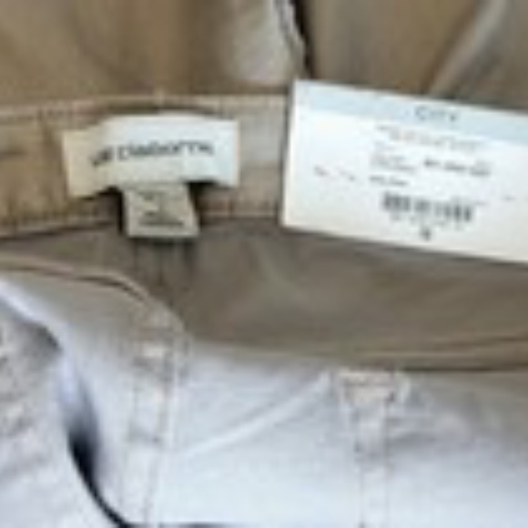 LIZ CLAIBORNE Plus Size Dressy Jeans Pants City Skinny Silver Glow Sz 18 NWT - Picture 8 of 13